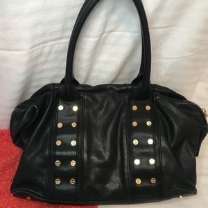 Tory Burch - Black Leather w Gold Hardware Bag